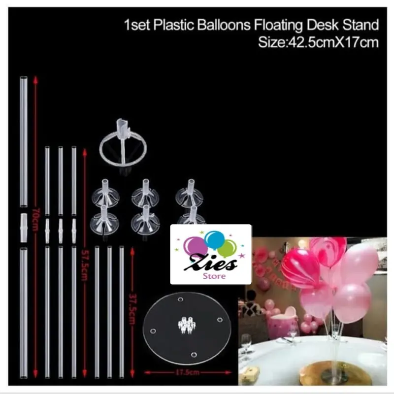 7in1 stick Cup Standing balon + tatakan / tiang dekorasi balon 2