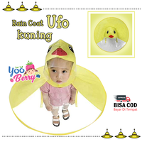 Gambar YooBerry Jas Hujan Anak UFO Raincoat Rain Coat UFO - Blue S dari Berry Baby Kota Bandung 3 Tokopedia