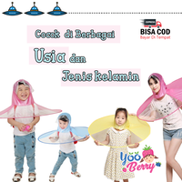 Gambar YooBerry Jas Hujan Anak UFO Raincoat Rain Coat UFO - Blue S dari Berry Baby Kota Bandung 1 Tokopedia