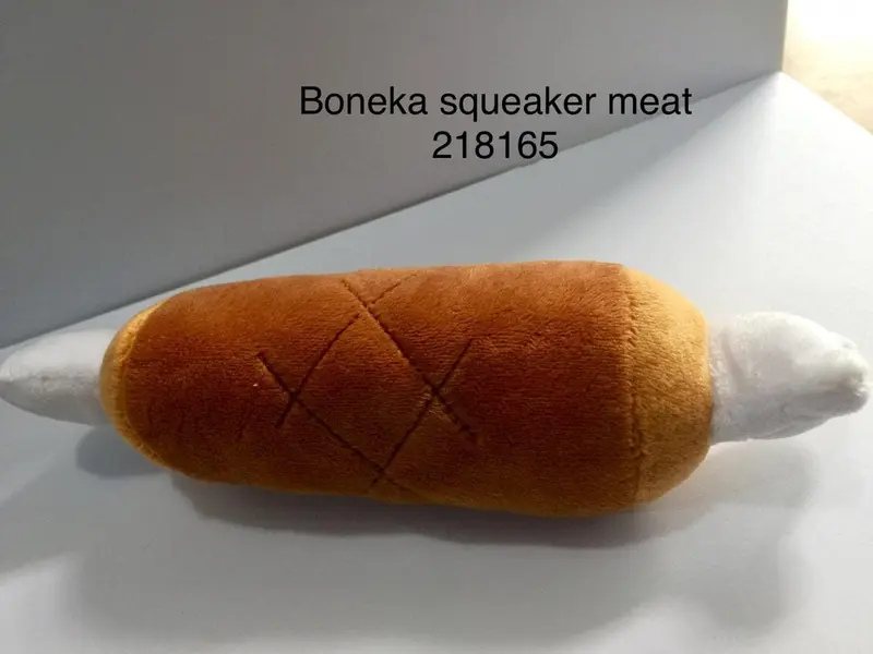 Boneka gigitan anjing squeaker meat 218165 1