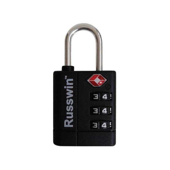 Gambar Gembok RUSSWIN TSA Lock 105 - Black dari Asiadigi Official Store Kota Administrasi Jakarta Barat Tokopedia