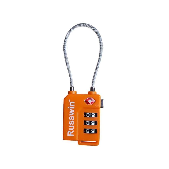 Gambar Gembok Koper RUSSWIN TSA Lock 21100 - Orange dari Asiadigi Official Store Kota Administrasi Jakarta Barat Tokopedia