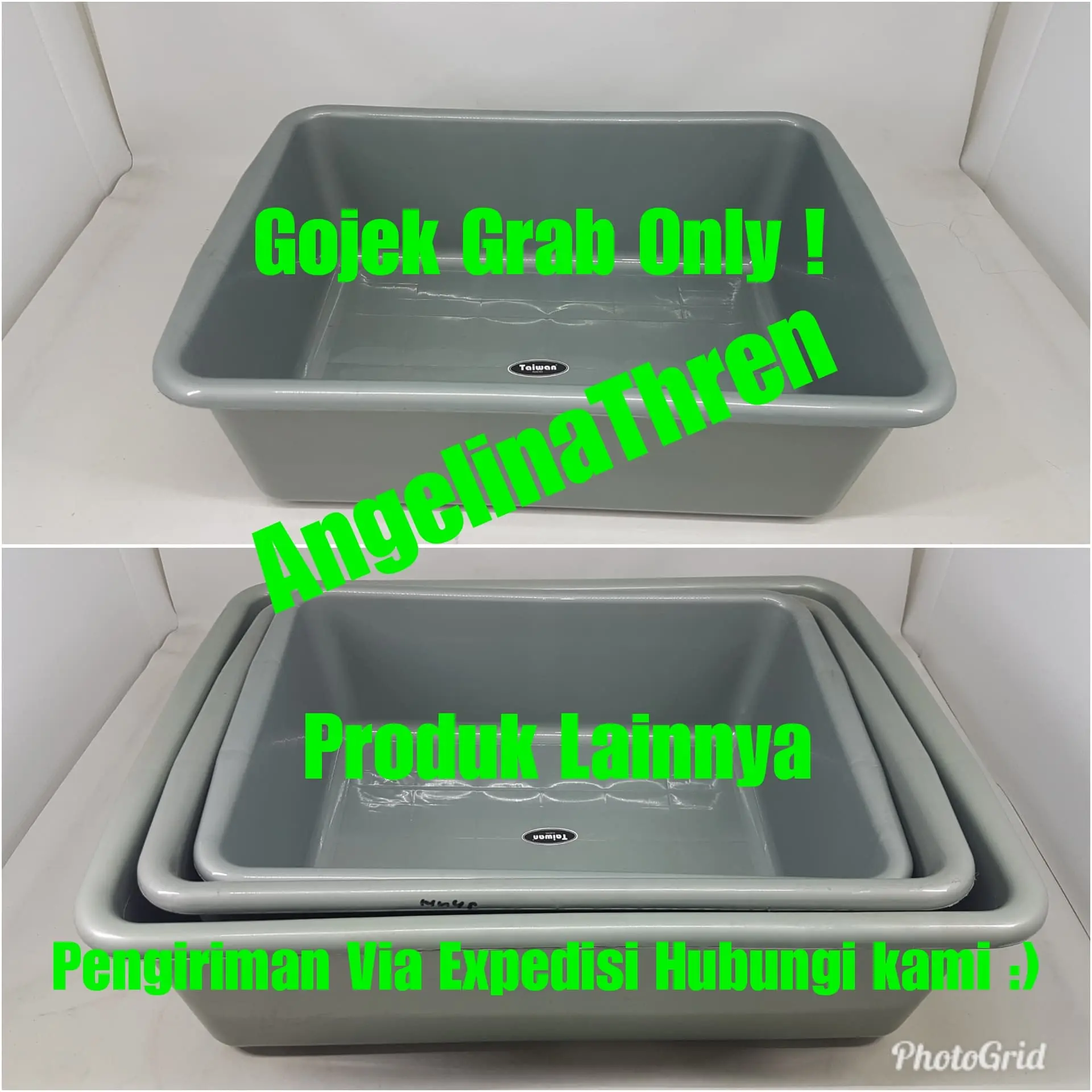 Bak Tahu Taiwan 48X35 / Bak piring Kotor GOJEK GRAB ONLY