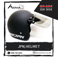 Gambar Helm Bogo Retro ARC JPN BLack DOFF dari BANDARHELM Kota Bandung 1 Tokopedia