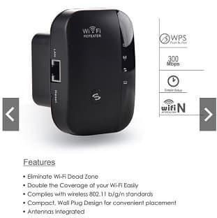 Penguat Sinyal Wifi Repeater Wireless-N WiFi 300Mbps Kextech WL0189 3