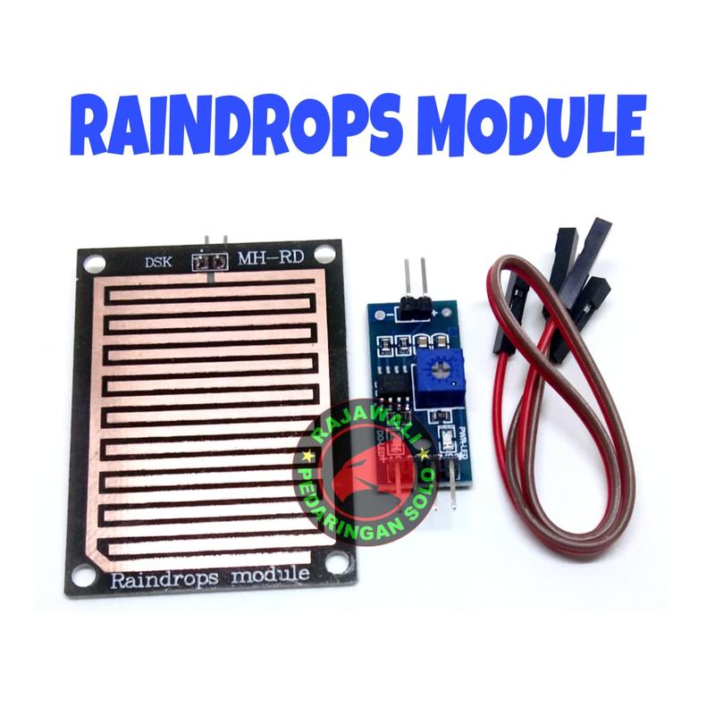 Raindrop Module Types RAINDROPS MODULE / MODUL SENSOR RINTIK HUJAN - Shop | Tokopedia