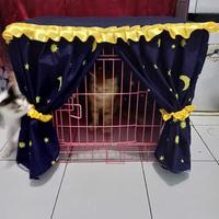 Gambar tirai kandang uk 90cm dari wulan cathouse Kab. Malang 2 Tokopedia