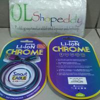 Gambar Kabel Data Super Li-ion Micro USB Fast Charging 2.4A New Chrome dari OLshopeddy Jakarta Pusat 2 Tokopedia