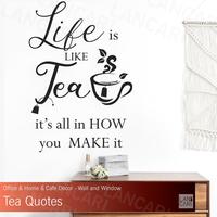 Gambar Stiker Cutting Tea Shop Quotes Sticker Teh Dinding Kaca wall window - Putih dari LANCARI Kota Administrasi Jakarta Pusat 1 Tokopedia