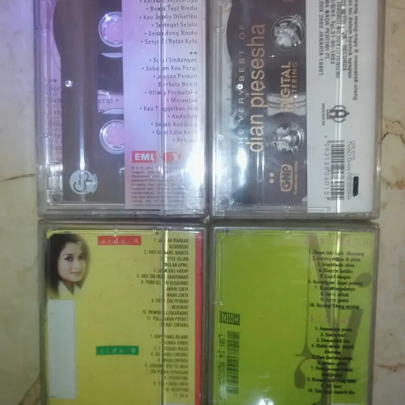 kaset nostalgia yuni shara/nia daniaty/betharia sonatha/dian piesesha 1