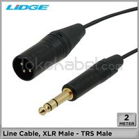 Gambar Kabel Line, XLR Male - TRS Male [2m] dari tokokabel Kota Administrasi Jakarta Utara 1 Tokopedia