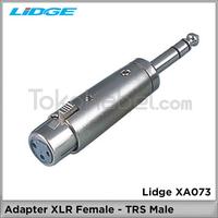 Gambar Adapter XLR Female to TRS Male, Lidge XA073 dari tokokabel Kota Administrasi Jakarta Utara 1 Tokopedia