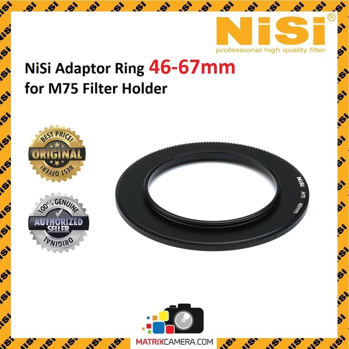 Gambar NiSi Adapter Ring Adaptor Ring 46-67mm for M75 Filter Holder dari Matrix Camera Kota Administrasi Jakarta Barat Tokopedia
