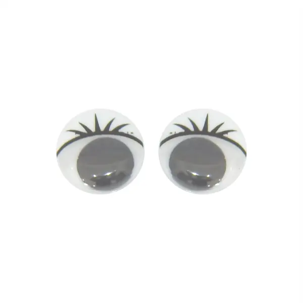 Tokyo 1 Mata Boneka Plastik 18mm black eyelashes moving eyes (244880)