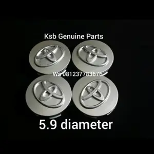 Dop Velg Tutup Center As Roda Avanza Rush Veloz Silver Toyota Asli