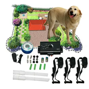 New Underground Shock Collar 3 Collars Pet Dog Electric Fence