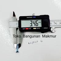 Gambar Skrup Kepala Bulat 6x1/2= 1,2 cm / Sekrup Taping PH 6 x 1/2 per dus dari Tokobangunanmakmur Kota Administrasi Jakarta Selatan 4 Tokopedia