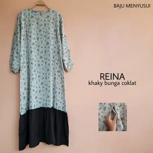 MAMIGAYA Gamis Menyusui - REINA | Dress Menyusui | Nursing Wear