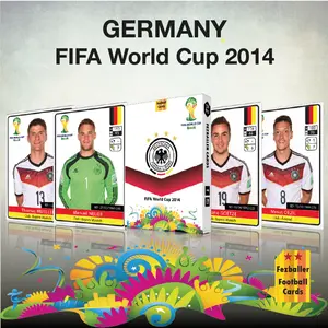 Kartu Bola Fezballer Cards tim nasional GERMANY World Cup 2014 Brazil