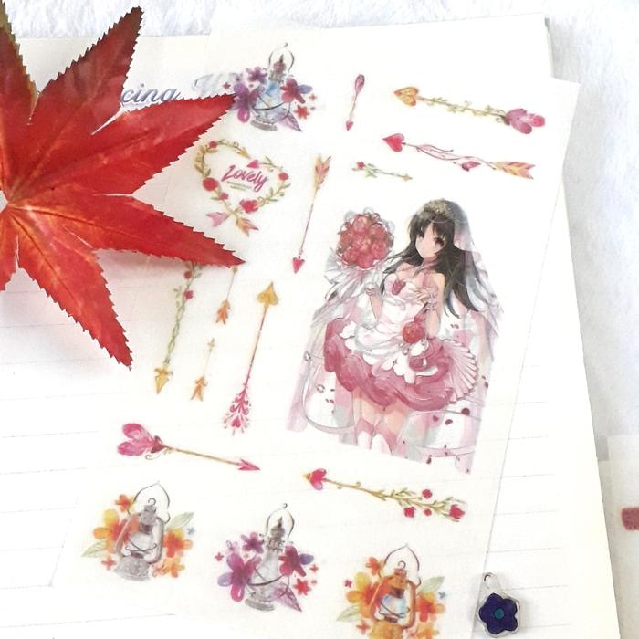 Gambar 6in1 Pretty Warrior Label Memo Sticker Pack -Stiker Set Journal Diary dari seasoncraft gallery Kota Depok Tokopedia