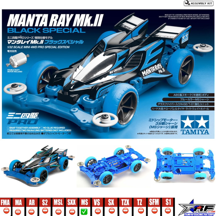 Jual TAMIYA 95466 MANTA RAY MK.II BLACK SPECIAL - Jakarta Pusat ...