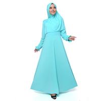 Gambar Long Dress Gamis Hijab Syar'i tangan Panjang - Jfashion Lena - Biru dari Jfashion_NEW Kota Administrasi Jakarta Barat 3 Tokopedia