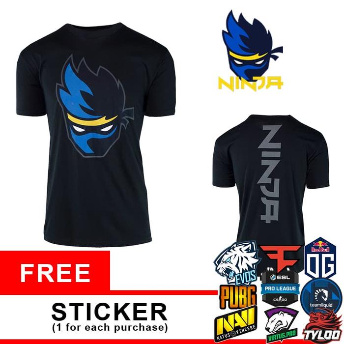 Gambar TSHIRT KAOS GAMING - TEAM NINJA (BLACK) dari APPAREL GAMING STORE Kota Administrasi Jakarta Utara Tokopedia