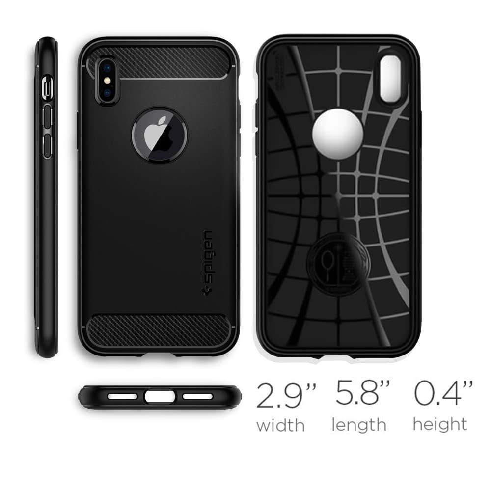 Spigen iPhone XR Case Rugged Armor - Matte Black 064CS24871