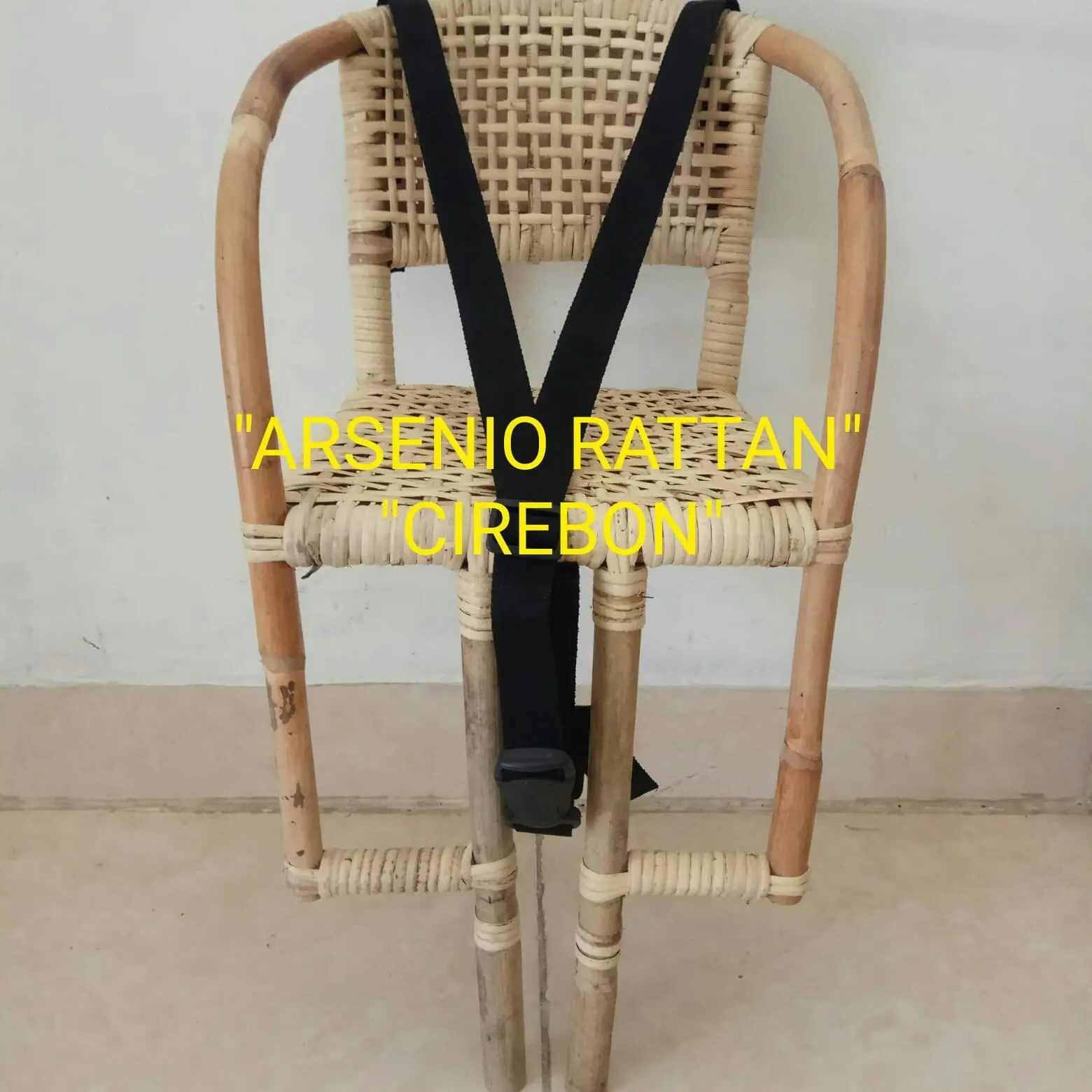 Kursi Boncengan Sepeda Rotan Anyaman Asli