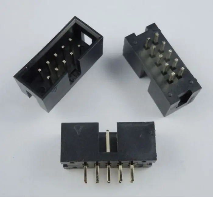 DC3-10p soket IDC Socket Cover Box header 10pin 2x5 2.54mm 10 p pin