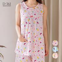 Gambar GREET NIGHT WEAR Baju Tidur Kaos Katun Model : D-361 / HB - PEACH dari greetnightwear Kota Administrasi Jakarta Utara 2 Tokopedia