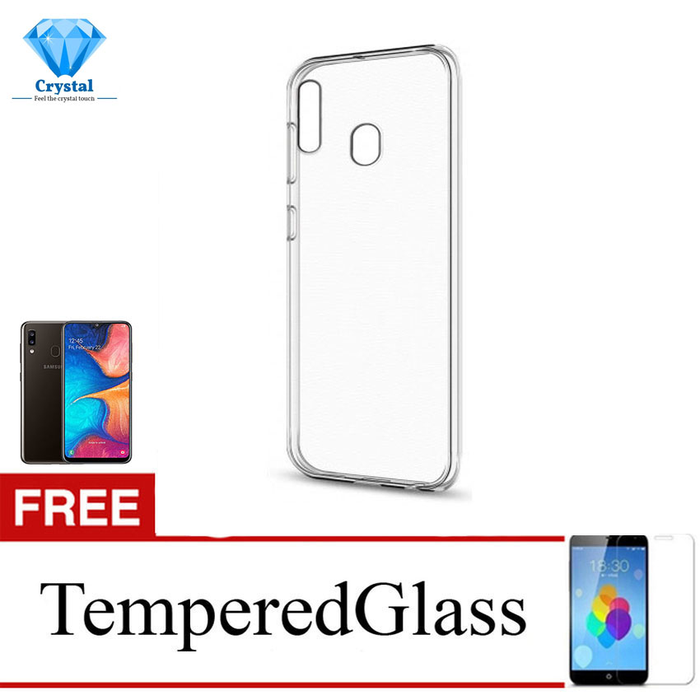 Gambar Crystal Case for Samsung Galaxy A20 - Clear Hardcase - Gratis Tempered dari Mentari Grasindo Teknik Kota Administrasi Jakarta Barat Tokopedia
