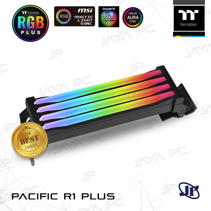 Promo Thermaltake Pacific R1 Plus DDR4 RGB LED Memory Ram Cover ...