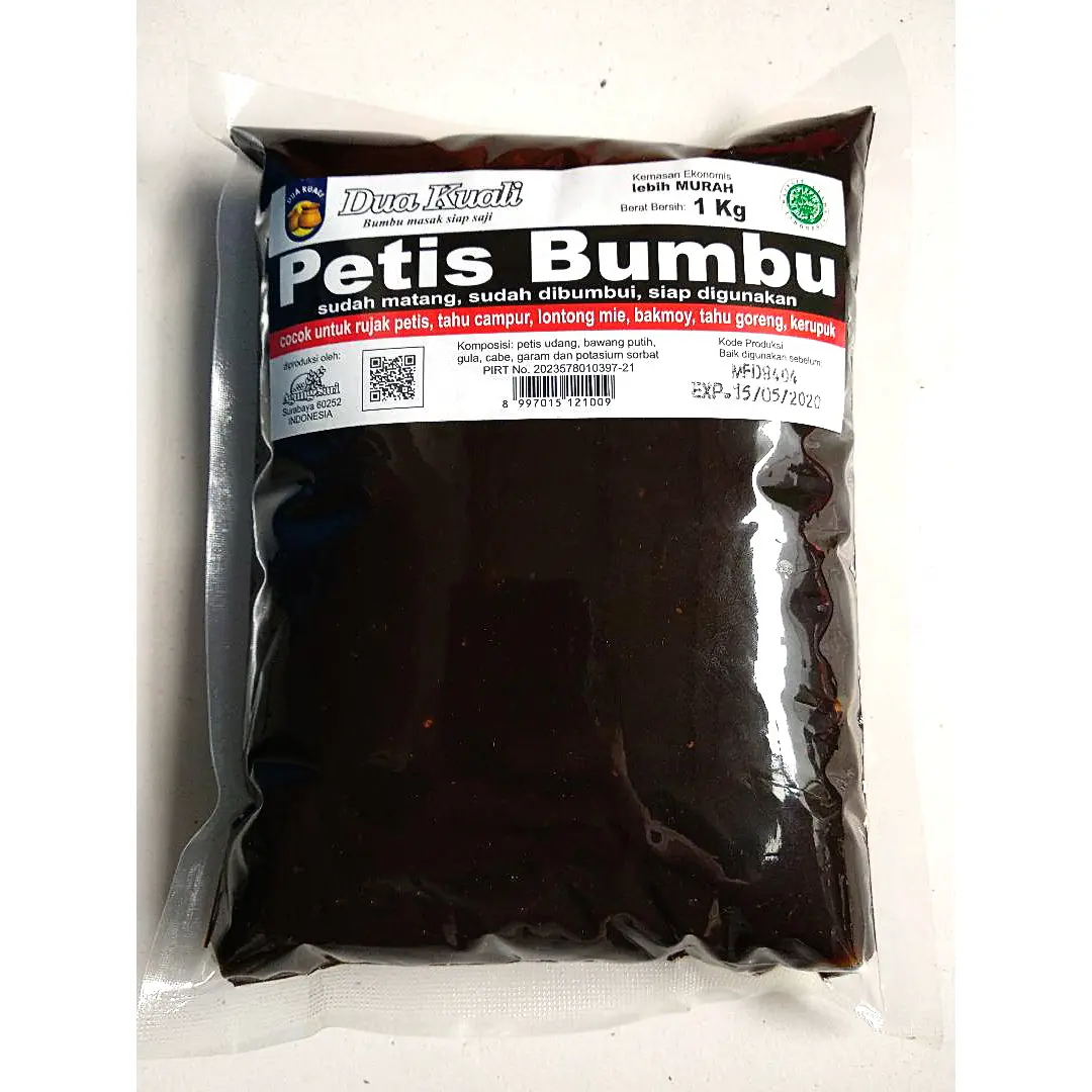 Petis (Udang) Bumbu Dua Kuali - kemasan 1KG cocok untuk Horeka