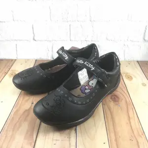 Sepatu anak Hello Kitty HEY003900 Black Original