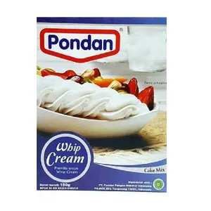 Pondan wipy cream premix bubuk cream instan