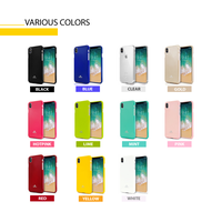 Gambar GOOSPERY iPhone X Pearl Jelly Case - Yellow dari Goospery Indonesia Kab. Tangerang 5 Tokopedia
