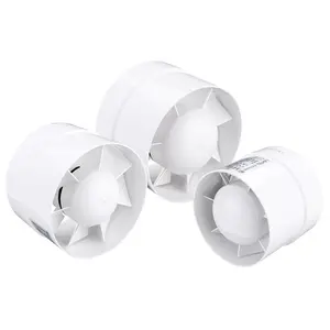 4/5/6 Inch Fan Inline Duct Vent Blower Fan Booster Exhaust