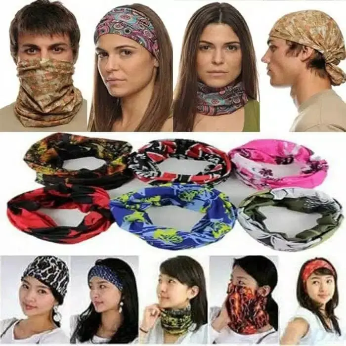 Bandana Masker Penutup mulut serbaguna