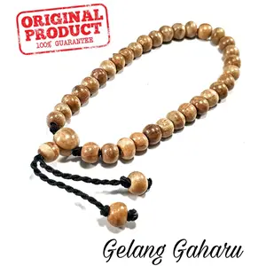 GELANG KAYU TASBIH GAHARU KALIMANTAN ORIGINAL DIJAMIN WANGI KHAS GAHAR