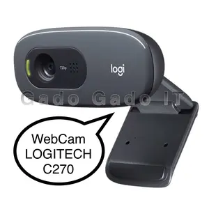 WebCam LOGITECH C270 HD 720P Web Camera PC For Streaming,Laptop,PC