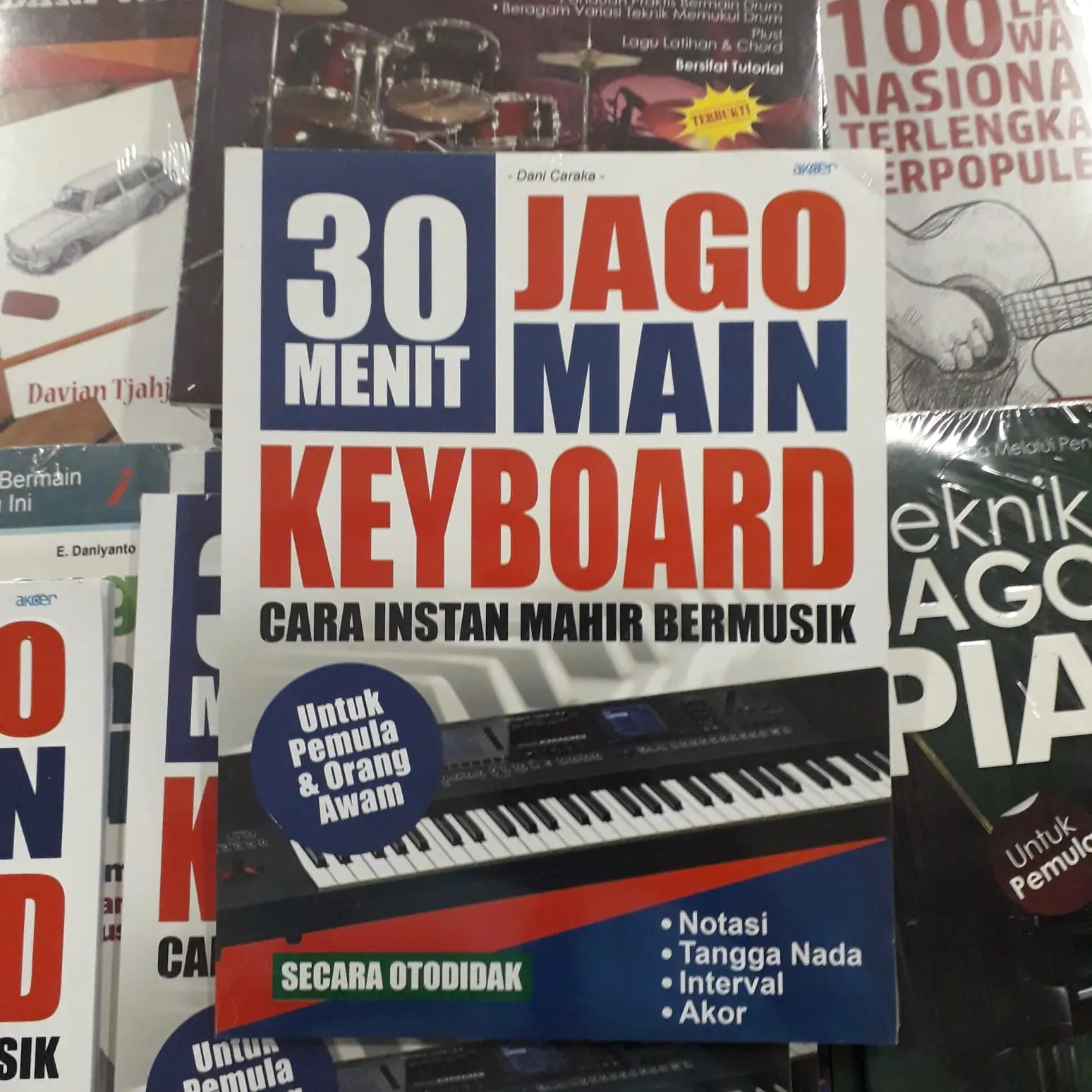 Buku 30 Menit Jago Main Keyboard Cara Instan Mahir Bermusik