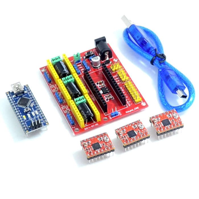 Gambar Paket CNC Shield V4 Komplit -1 Nano Kabel 3 A4899 Engraving Kit dari raftechbandung Kota Bandung Tokopedia