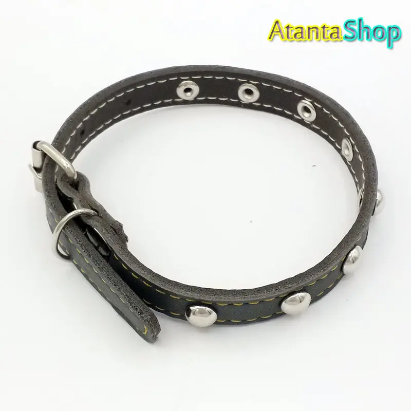 Atanta - Kalung Kulit 33x1.3cm collar for dog kalung anjing no1