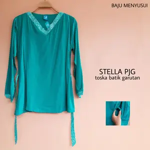 MAMIGAYA Nursing Wear - STELLA Panjang| Baju Blouse Menyusui