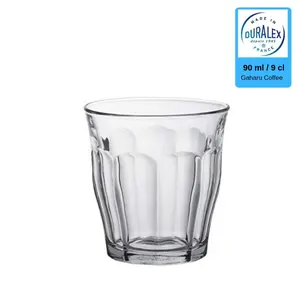 Gelas Duralex Picardie Ukuran 90 ml Gelas Espresso one Double Shot