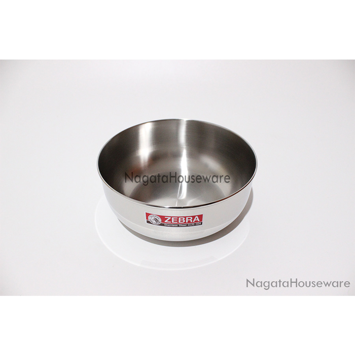 Gambar Mangkok Piring Makan Stainless Steel Water Bowl Zebra 111016 Melamin dari Galea Kitchenware OFFICIAL Kota Medan Tokopedia
