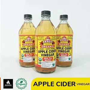 Apple Cider Vinegar (Bragg) / Cuka Apel organik -473ml