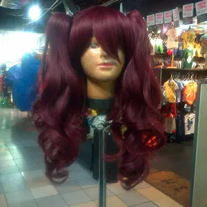 wig cosplay maroon