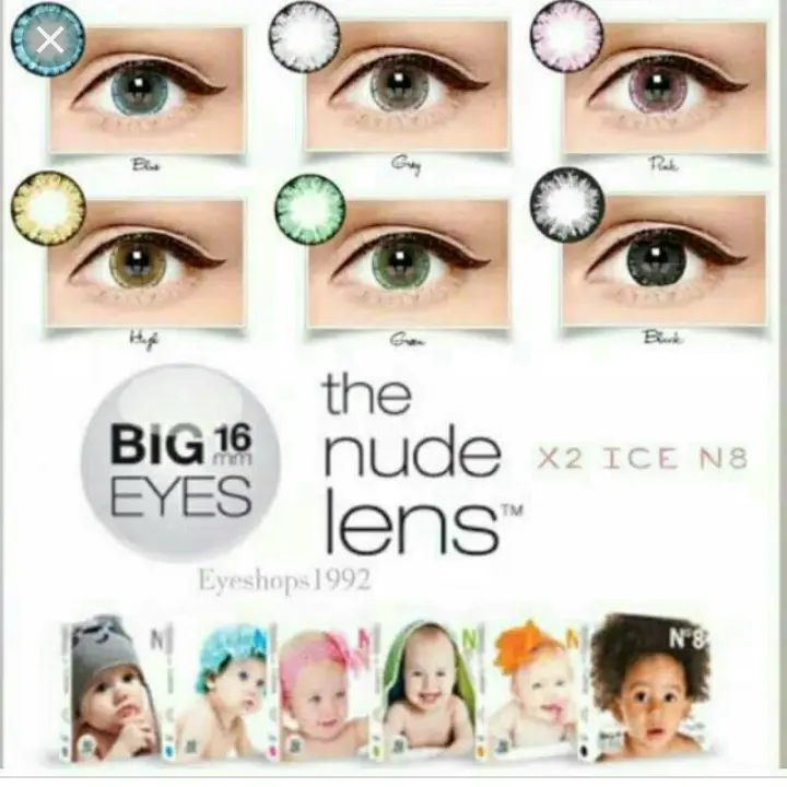 softlens N8 color baby eyes diameter 16 mm Contact Lens